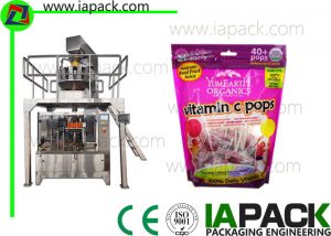 Candy Premade Pouch Опаковъчна машина Ротари Предварително запълване Уплътнение запечатване