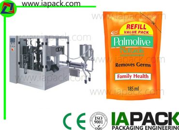 маслиново масло premade плик опаковъчна машина doypack торбичка ротационна опаковъчна машина с машина за пълнене на течност